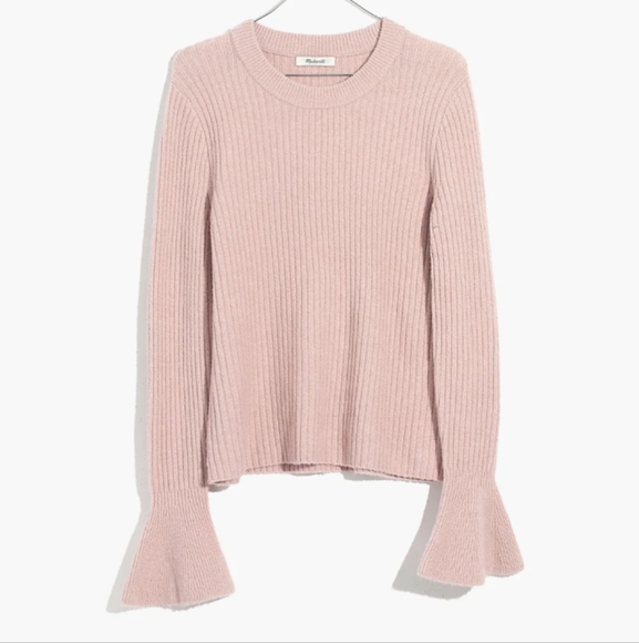 Madewell Sweaters - 14 Madewell | Sweater Ruffle-Cuff Pullover Sweater XS